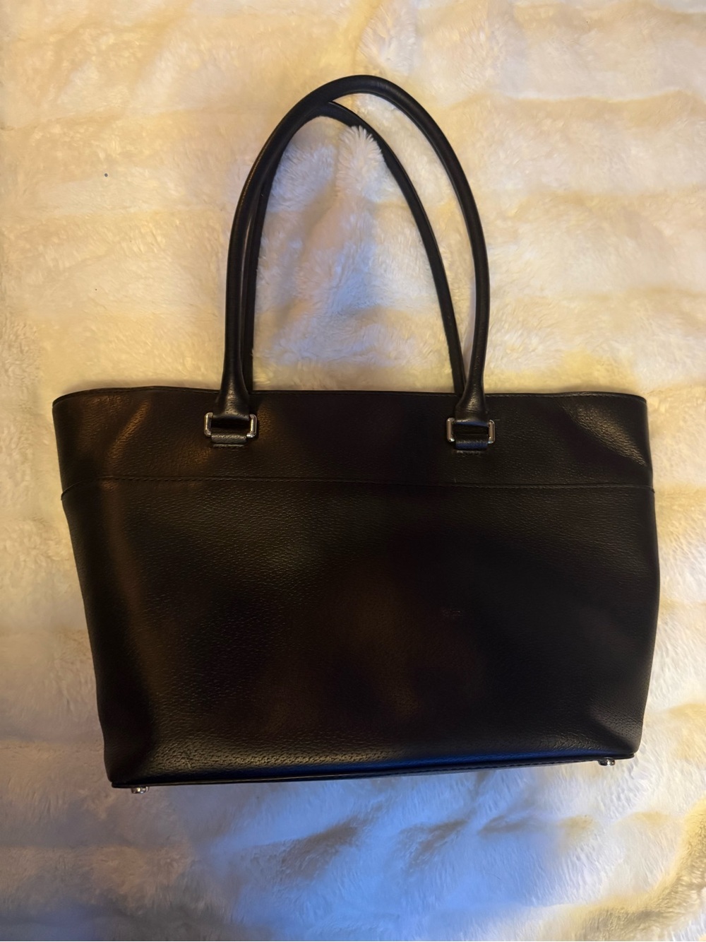 kate spade Black Leather Structured Shoulder Bag - Picture 2 of 4